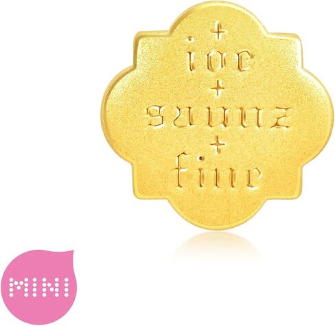 CHOW SANG SANG 999 24K Solid Gold Mini Charm Antique Love Charme Mini Bracelet for Women 93019C in Kuwait