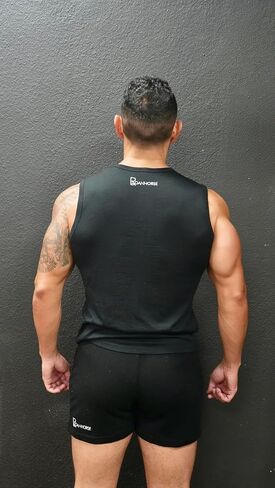 100% Superfine Merino Wool Men’s Tank Top – Ultra-Soft, Breathable, Odor-Resistant – Ideal for Gym, Travel, or Everyday in Kuwait