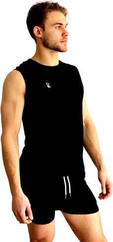 100% Superfine Merino Wool Men’s Tank Top – Ultra-Soft, Breathable, Odor-Resistant – Ideal for Gym, Travel, or Everyday in Kuwait