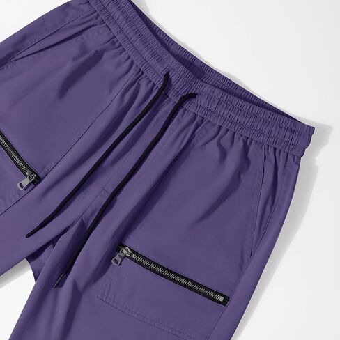 Mens Joggers with Pockets Drawstring Casual Lightweight Stretch Chino Pants Slim Fit Workout Golf Cargo Sweatpants in Saudi Arabia