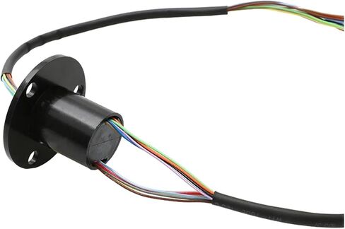 1 pcs اكتب قطر 22 مم 12 قناة 2A حلقة الانزلاق مزدوجة الاتصال حلقة الانزلاق المطلية بالذهب الموصل الموصل لمراقبة الأمان in Saudi Arabia