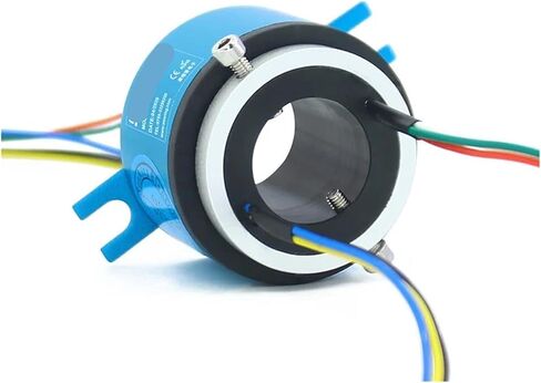 Smaller Aperture Slip Ring Hole Size 20mm, OD42mm 6/12 Wire 5A Current Transmission, Suitable for Rotating Lighting Display Robot Machinery(20X42mm 6CH 5A) in Saudi Arabia