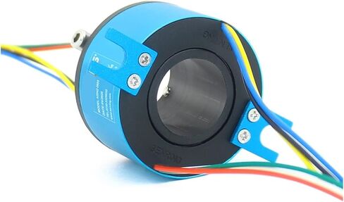 Smaller Aperture Slip Ring Hole Size 20mm, OD42mm 6/12 Wire 5A Current Transmission, Suitable for Rotating Lighting Display Robot Machinery(20X42mm 6CH 5A) in Saudi Arabia
