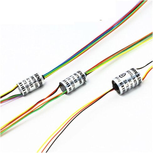 1 PCS طاقة الرياح قطر حلقة قسيمة قطر 6.5 مم 7.9 مم 12.5 مم 22 مم 1A/1.5A/2A الحالي 6 8 12 18 24 قناة مفصل دوار (7.9 مم 6CH 1A) in Saudi Arabia