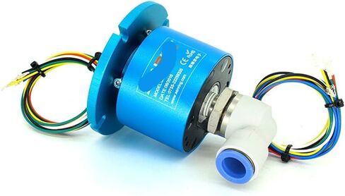 Rotary Joint 1 Channel Live Slip Ring 6 wires/12 wires/24 Wires Port G1/4''(1 Passage 12CH 10A) in Saudi Arabia