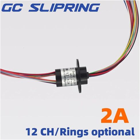 Slip Ring Slip Ring 12 Rings, Current 2a per Ring, Diameter 12.5mm Pan-tilt Slip Ring Support Plate Slip Ring in Saudi Arabia