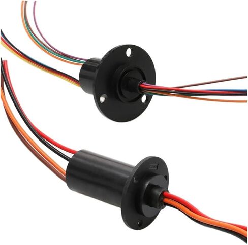 2-12 Channel Rotating Dining Table Slip Ring Power Box Slip Ring Collector Ring Wind Light Connector(Dia 31mm 3CH 60A) in Saudi Arabia