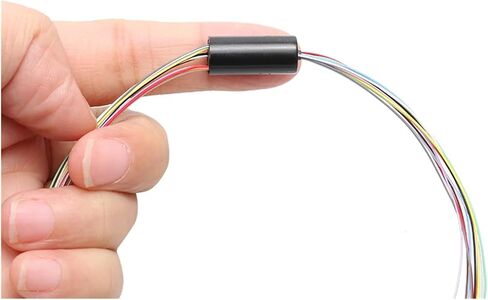 1 Pcs 2A 12CH 6CH Wire Diameter 8.4mm 6mm Robot Slip Ring Mini Current Collector Slip Ring Rotary Joint Connector for Remote Control Drone Universal Joint(Dia.8.4mm 12CH 2A) in Saudi Arabia