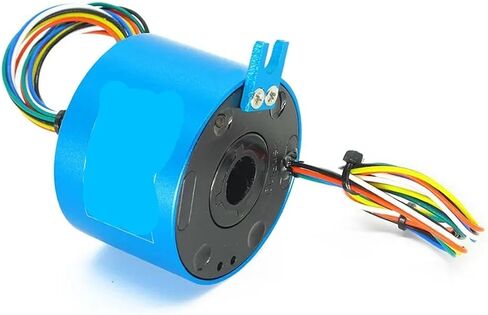 6-Wire Outer Diameter 56mm, Through-Hole Slip Ring Aperture 12.7mm, 5A/10A Precious Metal Contact Anti-Pull tab Rotary Joint(12.7X56mm 6CH 5A) in Saudi Arabia