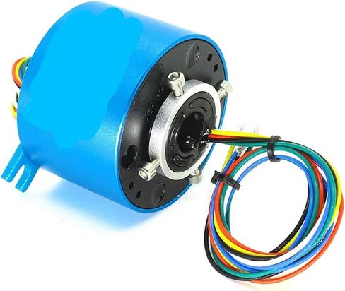 6-Wire Outer Diameter 56mm, Through-Hole Slip Ring Aperture 12.7mm, 5A/10A Precious Metal Contact Anti-Pull tab Rotary Joint(12.7X56mm 6CH 5A) in Saudi Arabia