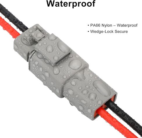 Linkstyle 5 Pair DTP 2Pin 12 AWG Cable Wire Connector, 2 Way DT Automotive Waterproof Electrical Connector Male Female Plug Wiring Harness in Saudi Arabia