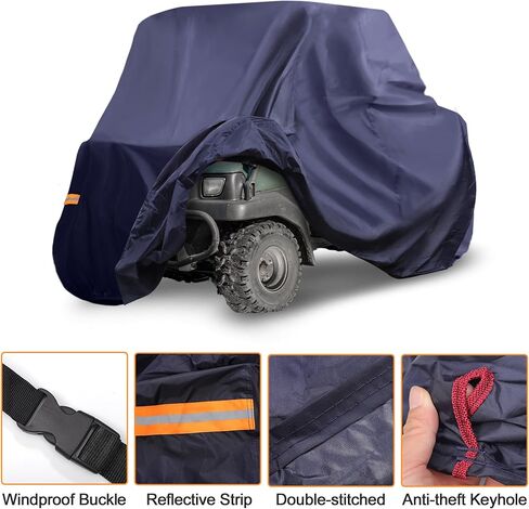 X AutoHaux UTV غطاء لـ Kawasaki Mule SX مقاوم للماء جنبًا إلى جنب in Saudi Arabia