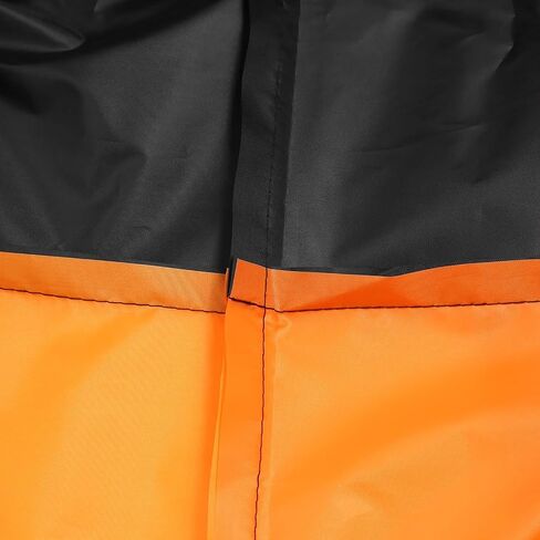 uxcell XXXL 190T Rain Dust Protector Black+Orange Scooter Motorcycle Cover 116" for Yamaha in Saudi Arabia