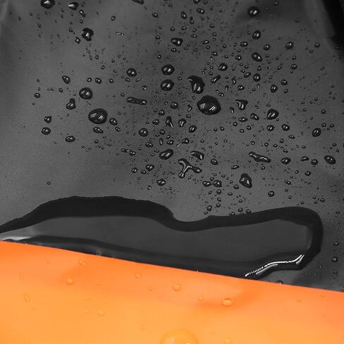 uxcell XXXL 190T Rain Dust Protector Black+Orange Scooter Motorcycle Cover 116" for Yamaha in Saudi Arabia