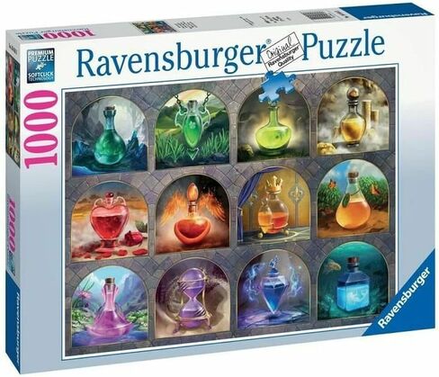 Ravensburger Magical Potions 1000 قطعة بانورامزو للبالغين - 16816 - كل قطعة فريدة من نوعها ، تعني تقنية Softclick القطع مع بعضها البعض بشكل مثالي in Saudi Arabia