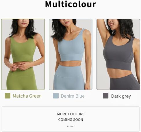 U-Back Sports Bra for Women Running Gym Sports Bra High Impact Sports Bras for Women Wirefree Padded Breathable Yoga Bra in Kuwait