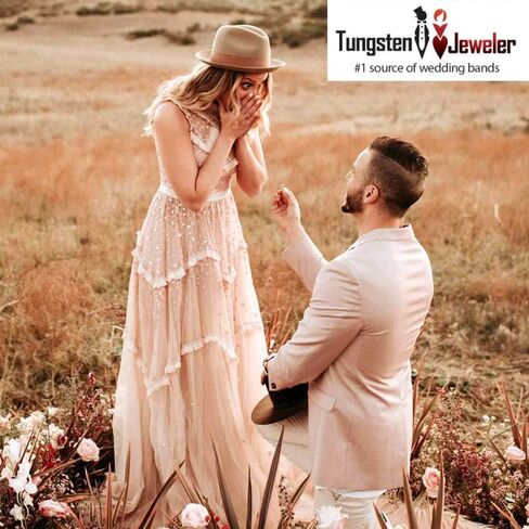 Ring for Men and Ring for Women His & Her's (1 Pair) 8MM/6MM Tungsten Carbide Celtic Knot Dragon Design Carbon Fiber Inlay Wedding Band Ring Set in Kuwait