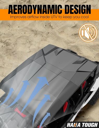 HAKA TOUGH Sport Hard Roof Top for RZR XP 1000 2024，Dustproof Plastic Roof Top Sun Visor for Polaris RZR XP 1000 Accessories 2884553 in Kuwait