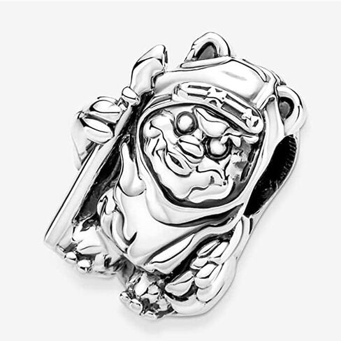 The Old Man Ewok Motif Charm 925 Sterling Silver Pendant ، Home Jewelry Beads for Women Bracelet & Necklace in Saudi Arabia