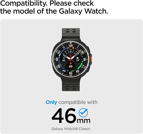 Spigen Bezel Tune for Samsung Galaxy Watch 8 Classic 46mm Case (2025) in Saudi Arabia