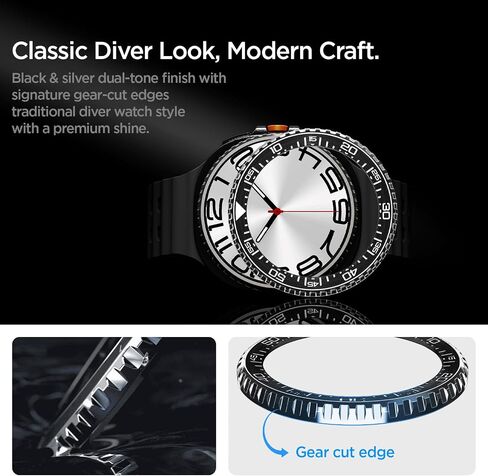 Spigen Bezel Tune for Samsung Galaxy Watch 8 Classic 46mm Case (2025) in Saudi Arabia