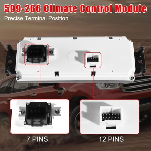 599-266 Front Climate Control Module Panel for GMC Sierra， for Chevy Silverado 1999-2002,/15054697/15753264/19244873/9361355 Heater A/C Control Switch Air Conditioning Climate Control Module in Saudi Arabia