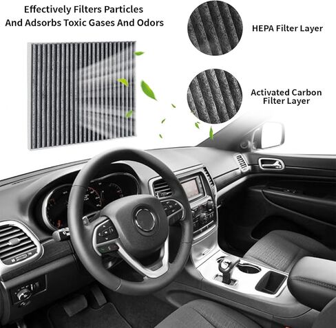 Fuel Filter Kit with Oil/Air/Cabin/Filter Kit Compatible with Grand Cherokee 3.0L Diesel 2014-2020 Replaces 04726067AA 68229402AA 04861688AA 68079487AA in Saudi Arabia