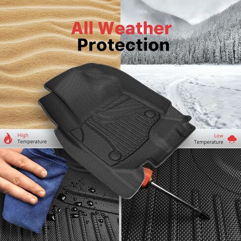Floor Mats for 2018-2025 Ford Expedition/Expedition Max/Expedition Limited, with 2nd Row Bucket Seat, All Weather Protection Mat Includes 1st and 2nd 3rd Row Liner Black in Saudi Arabia