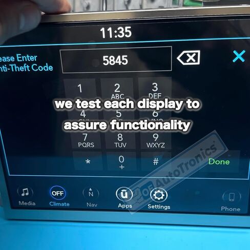 [OEAutoTronics] 8.4 Uconnect 4 UAV Complete LCD & Touch Screen for Chrysler Pacifica RAM Jeep 19-23 Improved Upgrade in Saudi Arabia