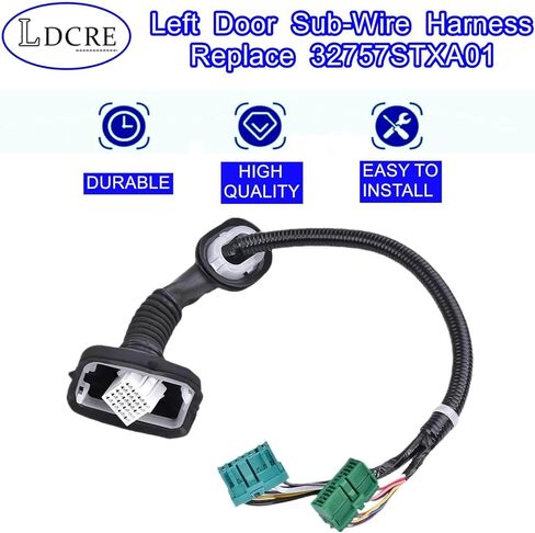 32757-STX-A00 Door Sub Wire Harness Front Left Driver Side Replacement for Honda for Acura for MDX Base 3.7L V6 2007-2009,Door Sub-Wire Harness Replace 32757STXA00 in Saudi Arabia