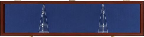 DisplayGifts 1 Sword Sabre Display Case خزانة حامل حامل جدار رف صندوق الظل قابل للقفل باب أسود من الداخل، مع إطار من خشب الماهوجني in Saudi Arabia