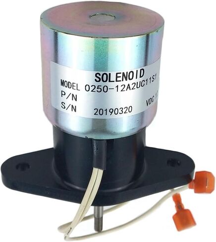 Shut Off Stop Solenoid Valve 0250-12A3LS1 025012A3LS1 Fikowjs Compatible for Diesel Engine Parts in Saudi Arabia