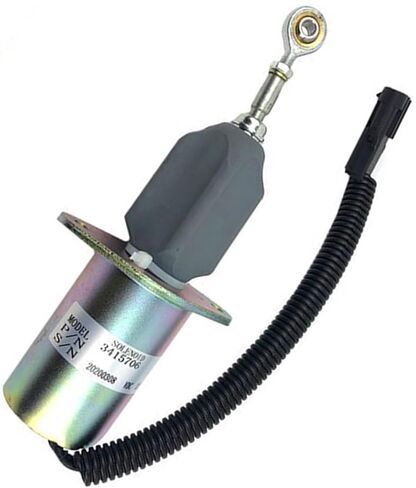 24 فولت إغلاق الوقود ، صمام الملف اللولبي 3415706 Fikowjs متوافق مع Cummins 6CT Engine in Saudi Arabia