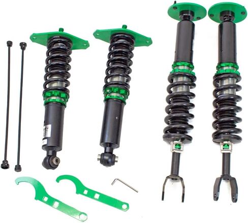 REV9 R9-HS2-137_1 مجموعة انخفاض التعليق Hyper-Street II Coilover ، صدمة أحادية أنبوب مع إعداد انتعاش انتعاش ، طول كامل ، متوافق مع Audi A6 Quattro / S6 / RS6 (C5) 1998-2004 in Kuwait