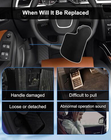 Hood Latch Release Handle Lever Fit for Audi A4 A6 A7 S4 S6 Quattro Q5 RS5 Replace 8T1823533, LHD Bonnet Release Lever Cover Cap in Saudi Arabia
