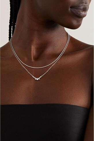 CZ Diamond Pendant Gold Necklace for Women Dainty 14k Gold Plated Choker Necklaces Simple Gold Jewelry Gifts for Women in Saudi Arabia
