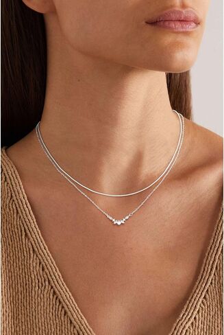 CZ Diamond Pendant Gold Necklace for Women Dainty 14k Gold Plated Choker Necklaces Simple Gold Jewelry Gifts for Women in Saudi Arabia