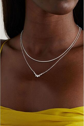 CZ Diamond Pendant Gold Necklace for Women Dainty 14k Gold Plated Choker Necklaces Simple Gold Jewelry Gifts for Women in Saudi Arabia