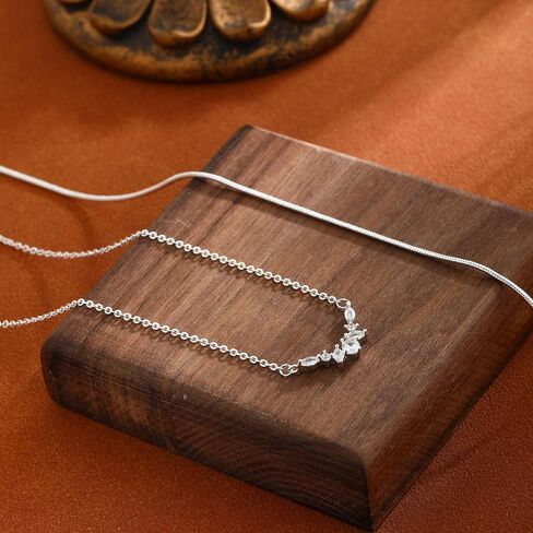CZ Diamond Pendant Gold Necklace for Women Dainty 14k Gold Plated Choker Necklaces Simple Gold Jewelry Gifts for Women in Saudi Arabia