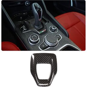 Toycidfg Car Gear Shift Shift Cover Cover Frame for Alfa Romeo Stelvio 2020-2023 ABS Carbon Carbon Pattern Pattern Accessories in Saudi Arabia