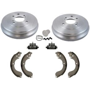 Rear Drums Brake Shoes Wheel Cylinders Bleeding Kit for Nissan for Cube 2009-2014 for Sentra 2007-2012 for Versa 2007-2012 Wagon Non-Asbestos Organic-Pad Material 153027 43206ET000 in Saudi Arabia