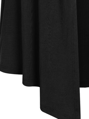 MixMatchy Women's Basic Short Sleeve Draped Open Front Cardigan Lightweight Summer Vest (S-3XL, Made in USA) in Kuwait