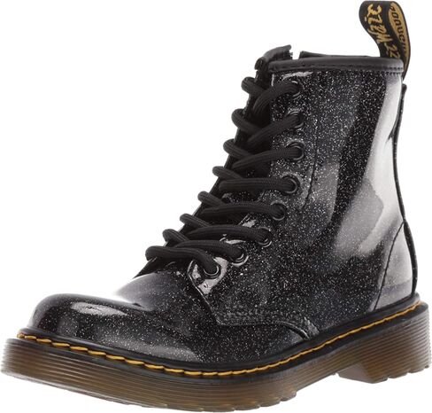 Dr. Martens Girl's 1460 (Big Kid) Black Glitter 5 UK (US 6 Big Kid) M in Saudi Arabia