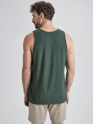ODODOS Men's Performance Tank - Stratum Tech Tee, Ultra Soft Moisture Wicking UPF 50+ Sleeveless Shirts -The Ascent Series in Saudi Arabia