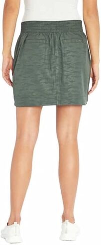 Orvis Women's Embossed Pull-On Travel Skort (Black Rose Embossed Print, L) in Kuwait