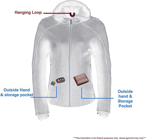 Milwaukee Leather Women's Premium Leather Motorcycle Riding Jacket With Removable Hoodie Liner in Saudi Arabia