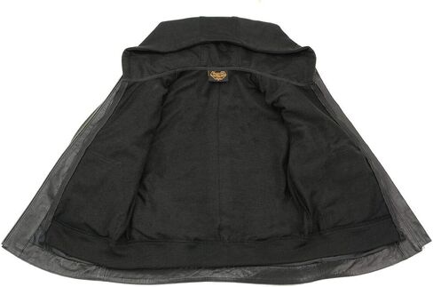 Milwaukee Leather Women's Premium Leather Motorcycle Riding Jacket With Removable Hoodie Liner in Saudi Arabia