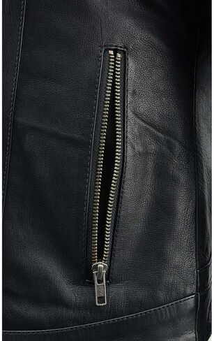 Milwaukee Leather Women's Premium Leather Motorcycle Riding Jacket With Removable Hoodie Liner in Saudi Arabia