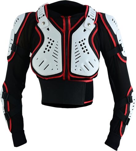 Kids Children Boys Girls Motorcycle Body Armour Jacket Dirt Bike Back Spine Chest CE Approved Protection Jacket in Kuwait