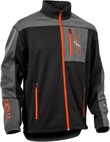 Castle X Men's Fusion G5 Mid-Layer Jacket (Hi-Vis/Black/Charcoal - Large) in Saudi Arabia